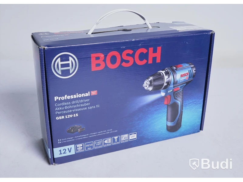 Skruvdragare - Bosch GSR 12V-15. Ny, Obruten förpackning.