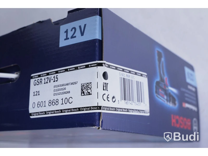 Skruvdragare - Bosch GSR 12V-15. Ny, Obruten förpackning.