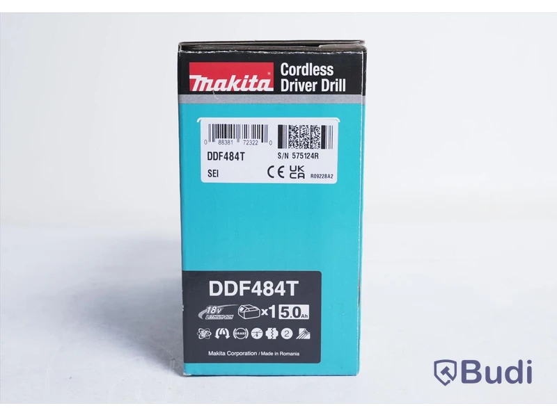 Borrskruvdragare - Makita DDF484T. Ny. Obs! Säljs utan batteri