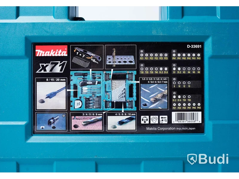 Borrsats, bitssats - Makita D-33691. Ny.