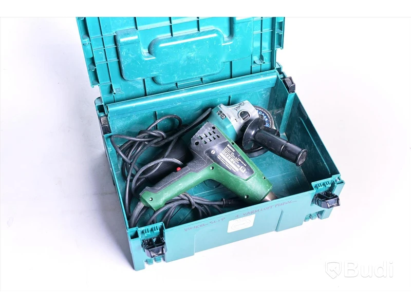 Vinkelslip och varmluftspistol - Makita GA5030R. Bosch EasyHeat 500