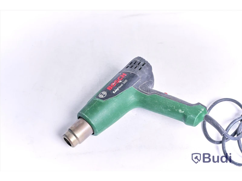 Vinkelslip och varmluftspistol - Makita GA5030R. Bosch EasyHeat 500
