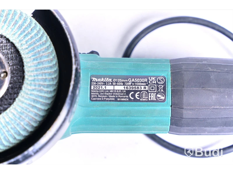 Vinkelslip och varmluftspistol - Makita GA5030R. Bosch EasyHeat 500