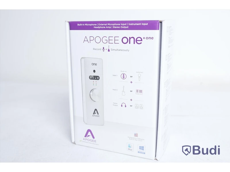 Ljudkort- Apogee One. Ny, Obruten förpackning. Nypris ca 3.500 kr