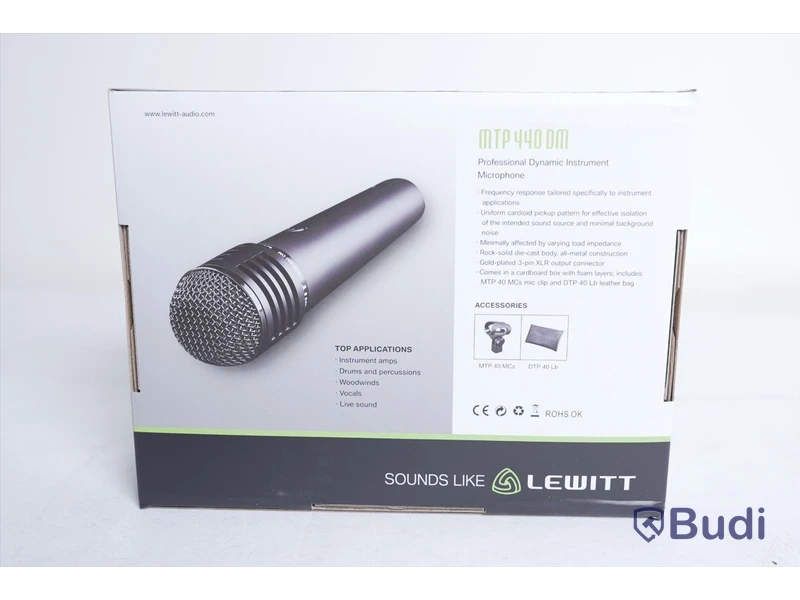 Mikrofon - Lewitt MTP 440 DM. Nypris ca 1.100 kr