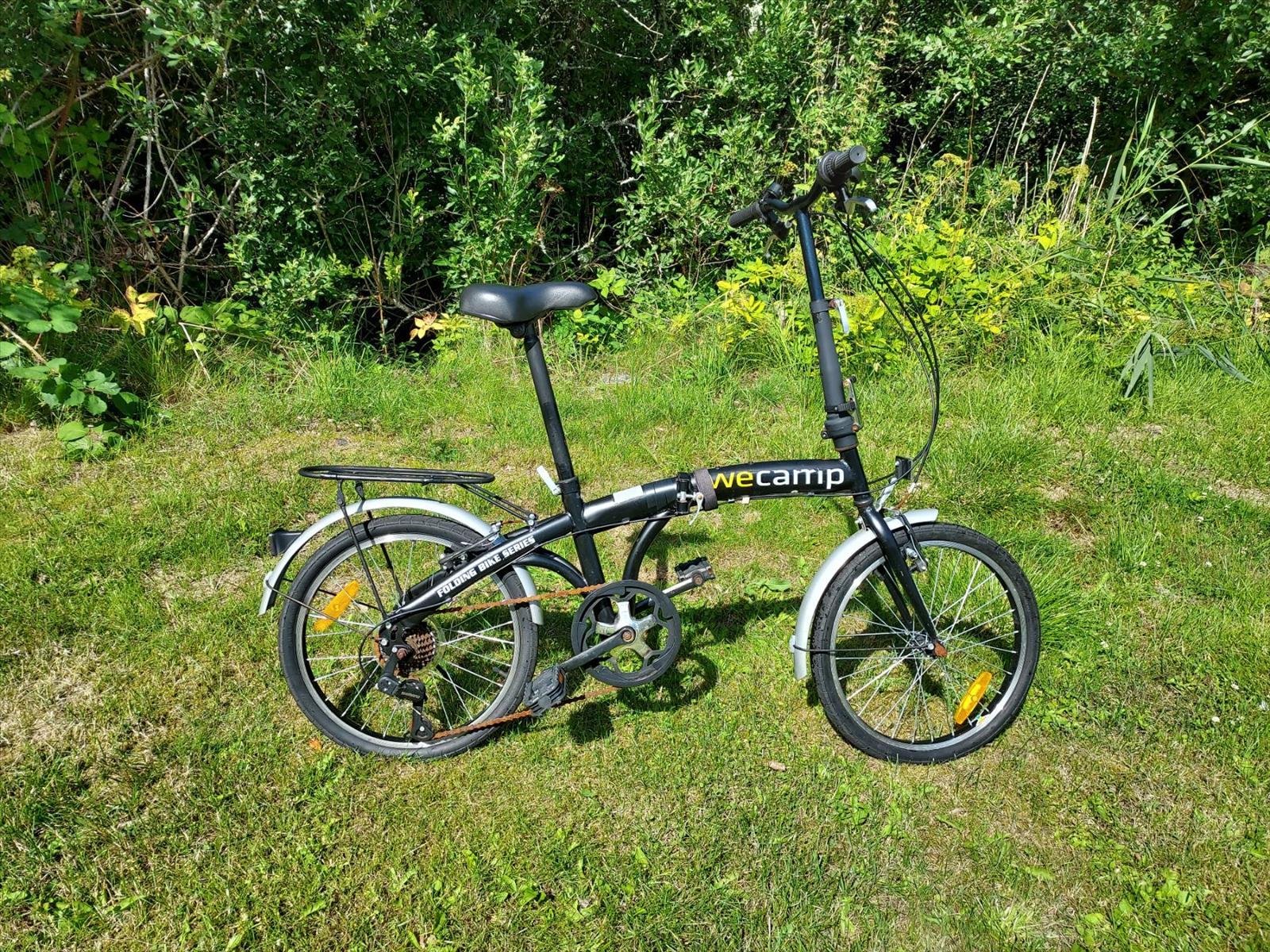 WeCamp ihopfällbar cykel 6-växlad för camping, båt etc