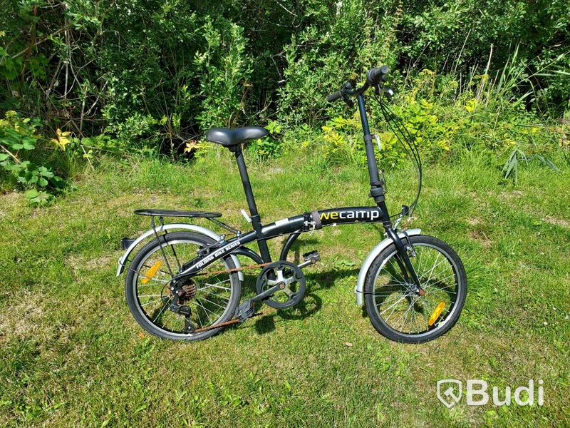 WeCamp ihopfällbar cykel 6-växlad för camping, båt etc