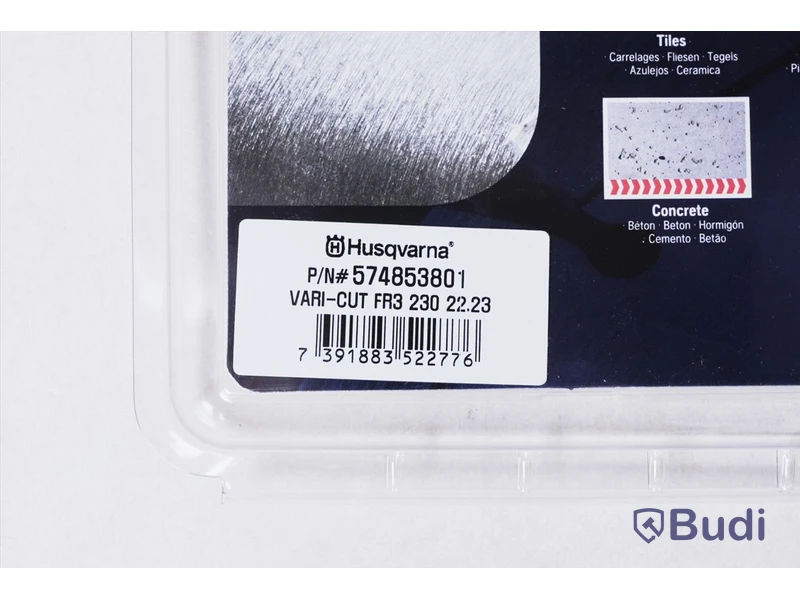 Kapskivor, 2st - Husqvarna Vari-Cut FR3 diameter 230mm. Totalt värde ca 2400kr. Ny, Obruten förpackning.