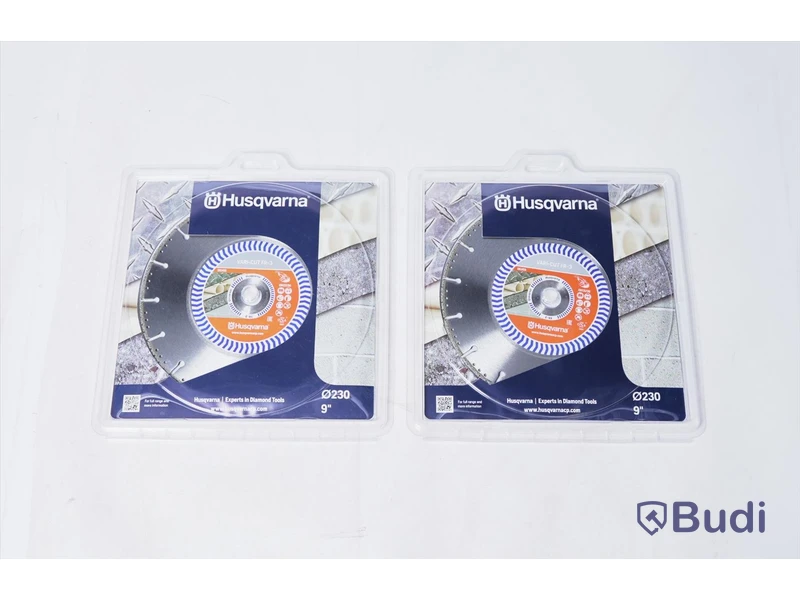 Kapskivor, 2st - Husqvarna Vari-Cut FR3 diameter 230mm. Totalt värde ca 2400kr. Ny, Obruten förpackning.