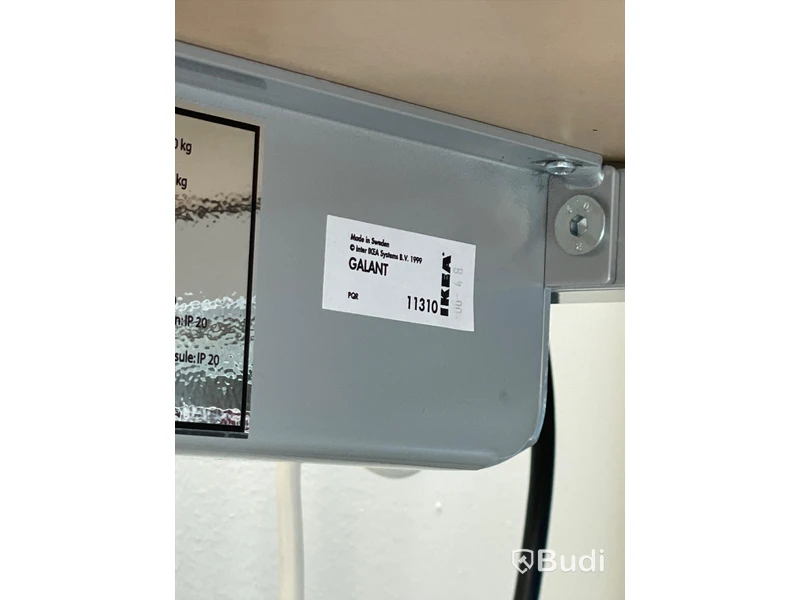 Höj- och sänkbart skrivbord trä 2st