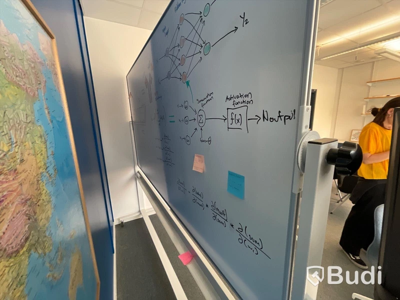 Whiteboard på rullstativ
