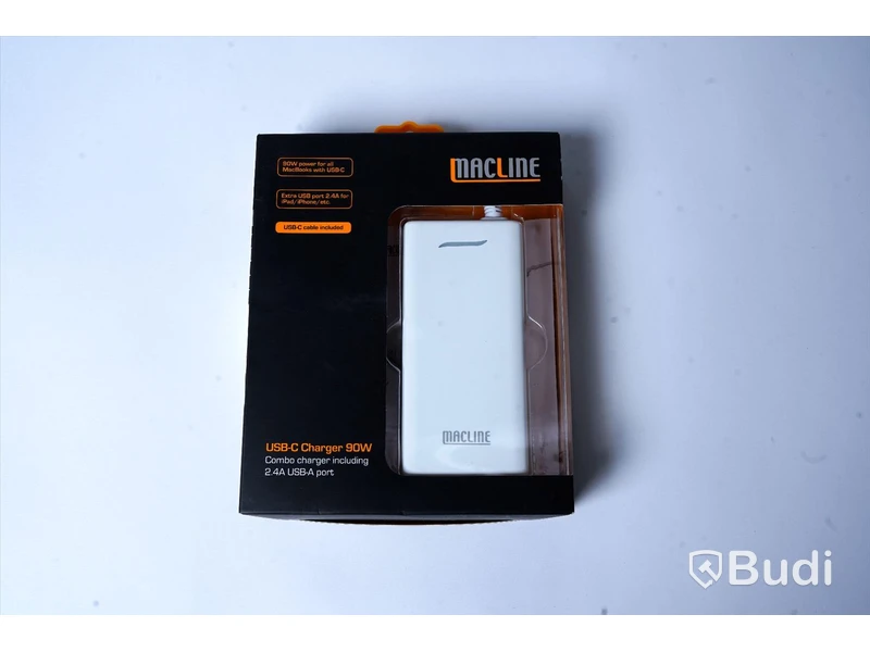 Laddare 2st - MACLINE, 90W, USB-C och 2,4 USB-A Port