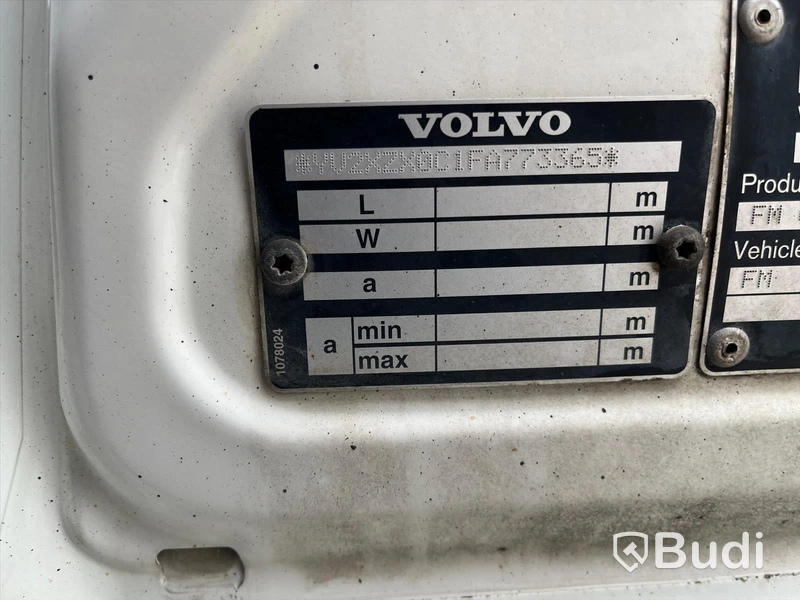Kranväxlare Volvo FM 6x2 | HMF 2620-K5 | JOAB L17 5200 AA | 2015 - export