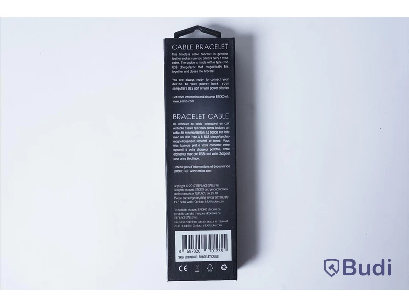 7 st - Erecko Cable Bracelet, USB-C.