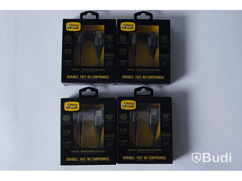 4st, Otterbox - 3m Micro USB till USB a