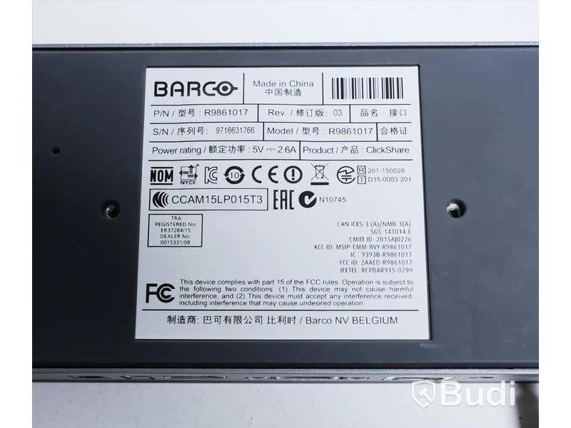 Konferens- eller presentations hub - Barco Clickshare R9861017 CSM-1 Wireless Presentation System