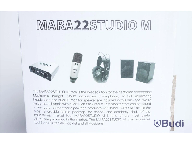 Inspelningskit - ESIO Mara 22 Studio M Recording Pack. Nypris ca 2000 kr. Ny.