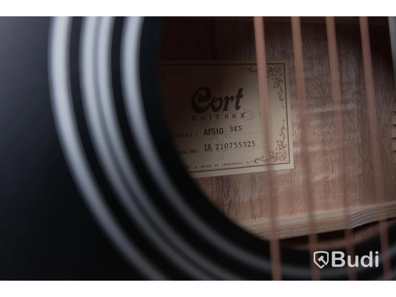Akustisk Gitarr - Cort AF510 Black Satin, Ny. Nypris ca 1700kr