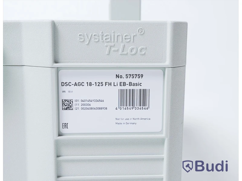 Diamantkap - Festool DSC-AGC 18-125 FH EB-Basic. Ny.
