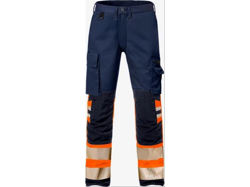 1st  ARBETSBYXA STL C52 STRETCH VARSEL 2705 PLU ORANGE/MARIN , Märke: FRISTADS, Artno: 127731-271,  ord. pris: 2150 kr