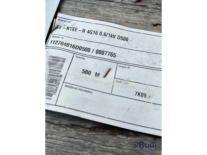 Rulle kabel +51meter, kopparkabel