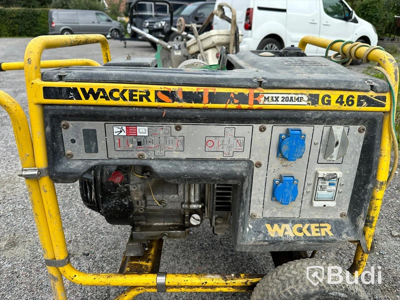 Elverk Wacker G4.6 Max 20Amp. Provstartad.