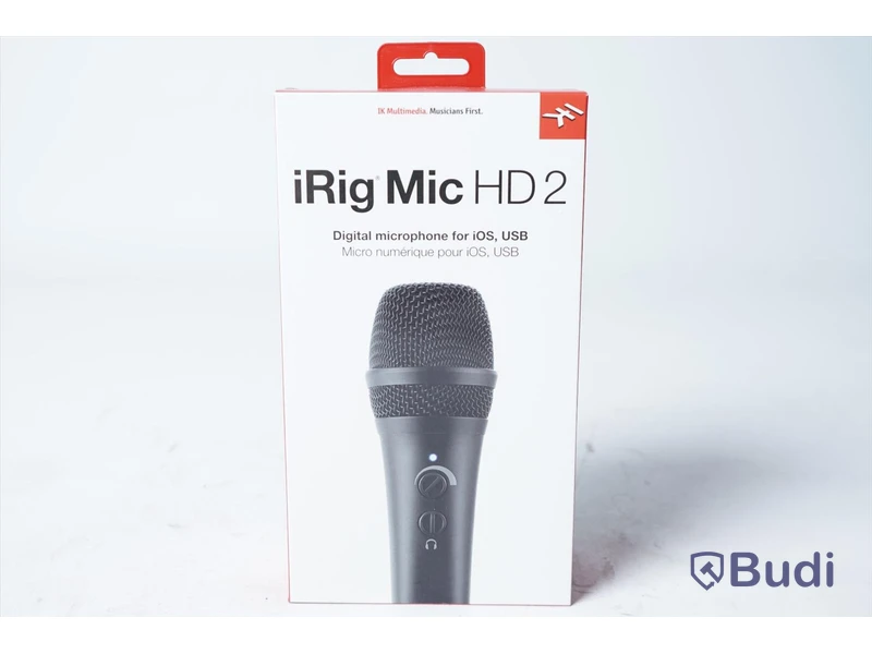 Mikrofon - iRig Mic HD 2, NY. Nypris ca 1000kr