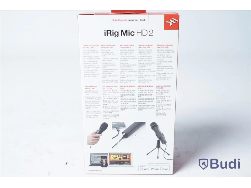 Mikrofon - iRig Mic HD 2, NY. Nypris ca 1000kr