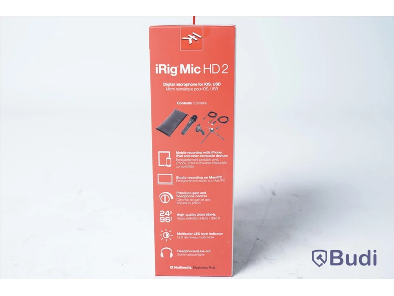 Mikrofon - iRig Mic HD 2, NY. Nypris ca 1000kr