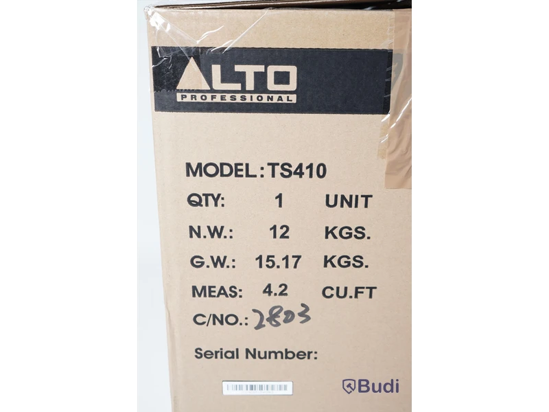 Högtalare - Alto TS410. Nypris ca 5000kr