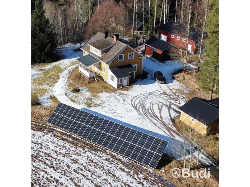 Solcellspaket för markmontage 15 kW ON-grid
