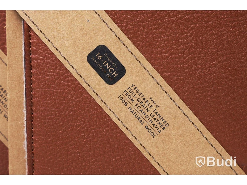 Skydd till Macbook 3st - Woolnut Leather Folio for Macbook 16". Ny, Obruten förpackning.