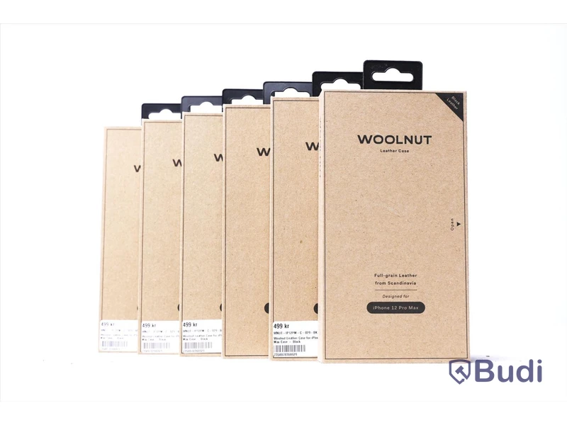 Skydd till iPhone 6st - Woolnut Leather Case for iPhone 12 Pro Max. Ny, Obruten förpackning.