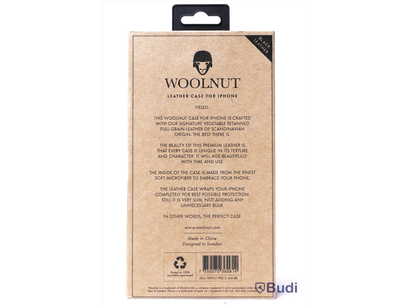 3 st. Skydd till iPhone Woolnut Leather Case for iPhone SE 2nd gen. Obruten förpackning.