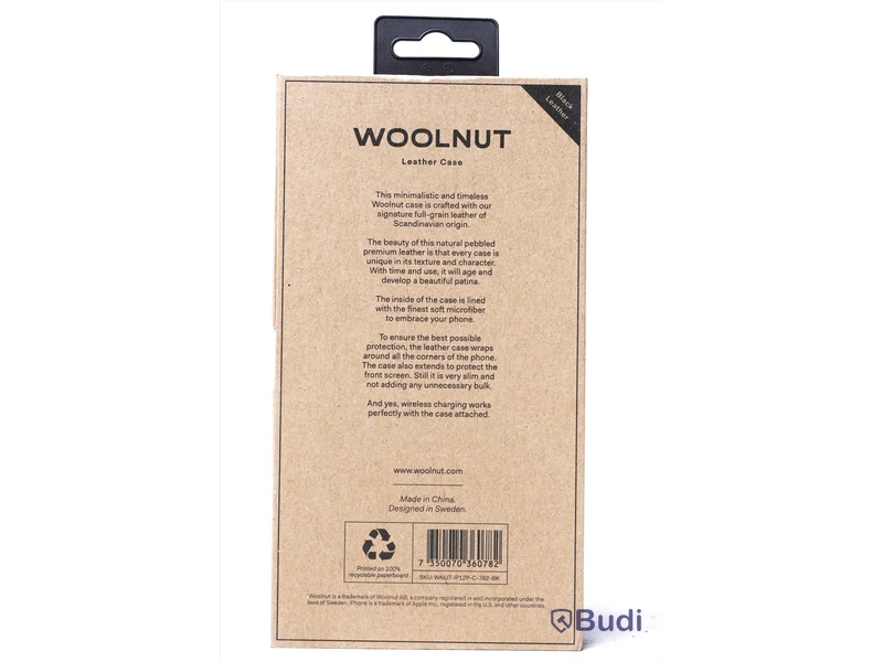 Skydd till iPhone 4st - Woolnut Leather Case for iPhone 12/12 Pro. Ny, Obruten förpackning.