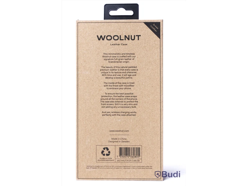 5 st. Skydd till iPhone Woolnut Leather Case for iPhone 12/12 Pro. Obruten förpackning.