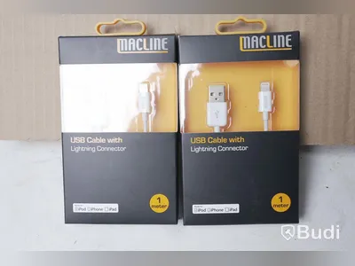 Lightning kablar 28st - MacLine USB Cable with Lightning Connector 1m
