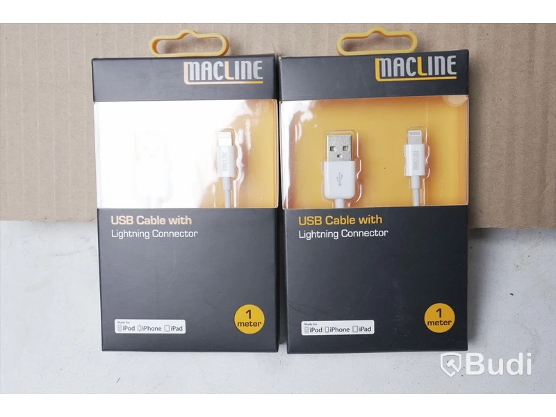 Lightning kablar 28st - MacLine USB Cable with Lightning Connector 1m