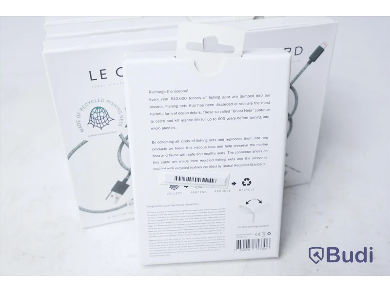Lightning kablar 10st - Le Cord 2m. Nypris 285kr/st