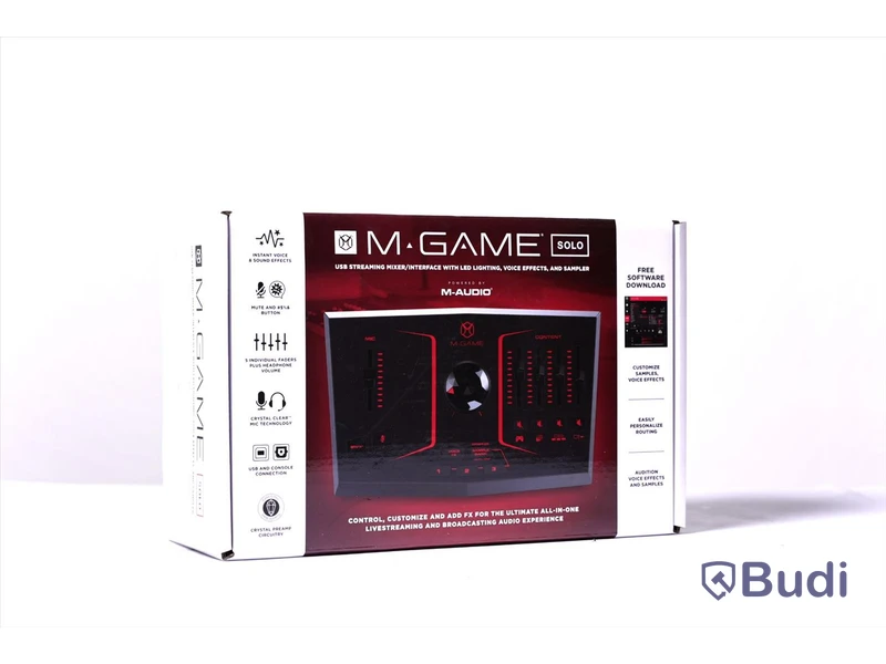 Mixerbord för streaming - M-Game RGB Solo. Ny.