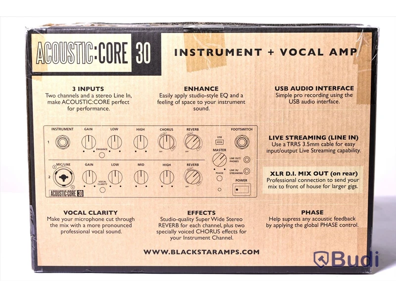 Förstärkare - Blackstar Acoustic:Core 30. Nypris ca 3000 kr. Ny, Obruten förpackning.
