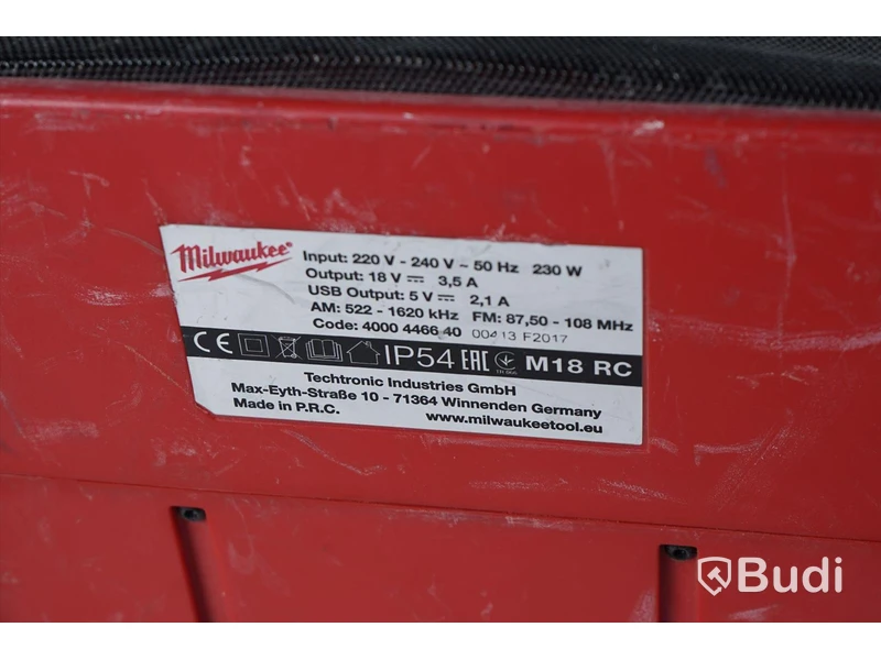 Byggradio - Milwaukee M18 RC