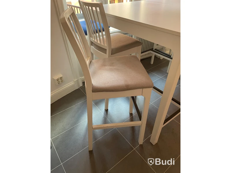 2st barbord och 6st stolar IKEA Ekedalen