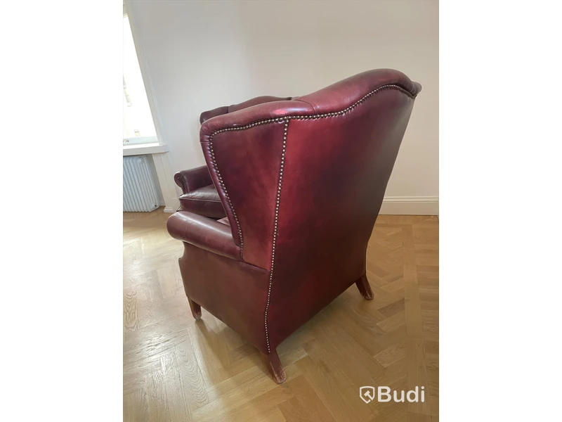 2st Skinnfåtöljer H97 cm