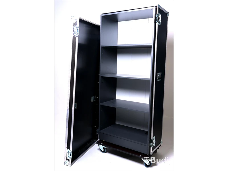 Transportlåda/flightcase - Spectrum Cases m inbyggd hylla