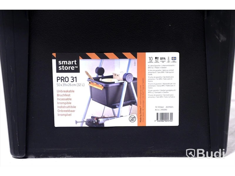 Förvaringslåda m lock 4st - Smartstore Pro 31