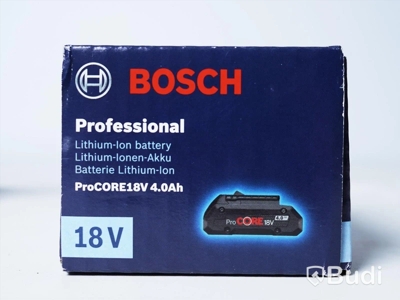 3 st batterier - Bosch 18v 4,0Ah lithium, totalt ord. pris ca: 2700 kr. Ny.