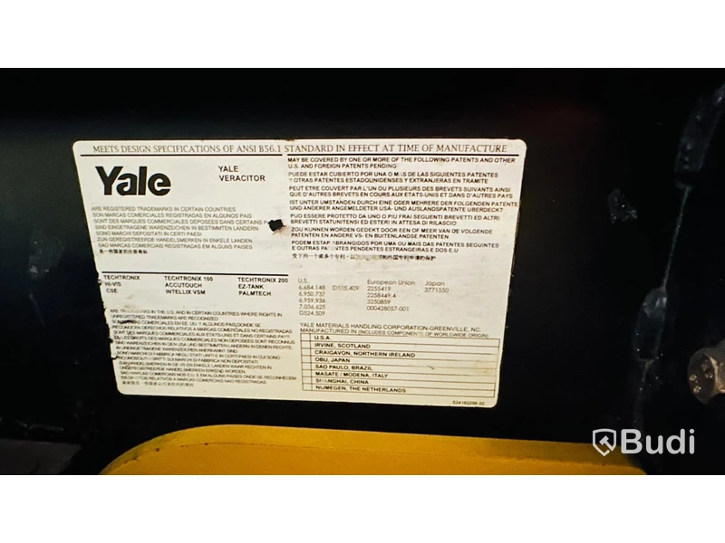 Motviktstruck Yale ERP20VF -2009