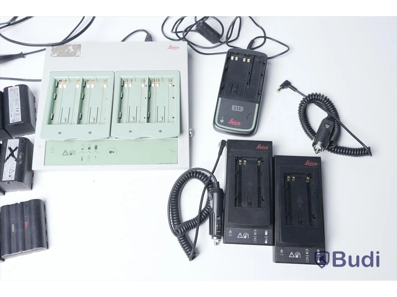 Parti med laddare och batterier - Leica