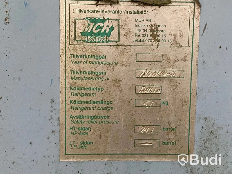 Kylcontainer 20 fot